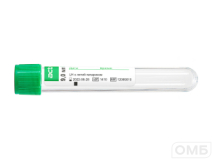 Пробирки вакуумные «Acti-Fine®» для забора венозной крови с литий гепарином: размер 16х100 мм, объем 9,0 мл