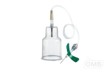 Игла-бабочка с держателем для флаконов для гемокультур ("SAFETY" 21Gx3/4" 30 см, зеленая, 0,8х19 мм)