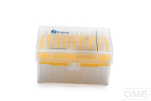 Наконечники одноразовые стерильные для микропипеточных дозаторов, в штативе объемом 300 мкл, градуированные