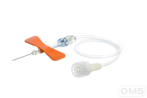 Игла-бабочка ("SAFETY" 25Gх3/4" 19 см, оранжевая 0,5х19 мм)