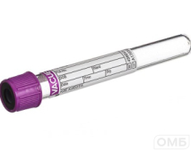 Пробирки вакуумные (6 мл, 13х100 мм, "VACUETTE" с К2 ЭДТА для гематологии, без резьбы)