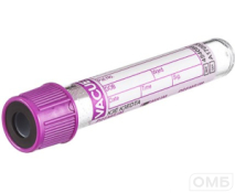 Пробирки вакуумные (3 мл, 13х75 мм, "VACUETTE" с К3 ЭДТА для гематологии, "PREMIUM")