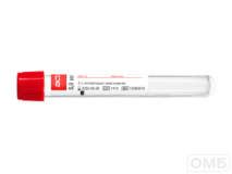 Пробирки вакуумные «Acti-Fine®» для забора  венозной крови с активатором свертывания: размер 13х100 мм., объём: 5,0 мл