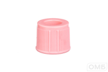 Крышки к пробиркам 13 мм, цвет розовый