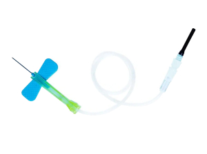 Игла-бабочка с защитным механизмом от укола Improsafe (Blood collection set with safety shield Improsafe), вариант исполнения: 0,6 мм х 19 мм (23G*3/4"), длина трубки 18 см