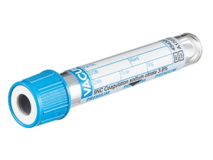 Пробирки вакуумные (2 мл, 13х75 мм,"VACUETTE" с натрия цитратом 3,8%, с двойными стенками, для гемостаза, "PREMIUM")