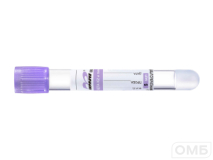 Пробирки вакуумные для взятия крови Improvacuter с ЭДТА К2 и гелем (материал колбы: пластик ) (вид 293630): размер: 13*100 мм; объем вакуума: 5 мл