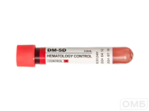 Контроль гематологический DM-5D (высокий уровень) для автоматических гематологических 5-Diff анализаторов Dymind