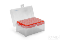 Наконечники одноразовые стерильные для микропипеточных дозаторов, с фильтром, в штативе объемом 10XL/20 мкл, градуированные, удлиненные