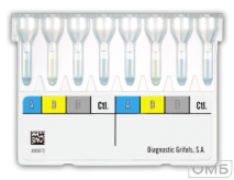 Карты для подтверждения группы крови по системам ABO и Rh (DVI+) DG Gel Confirm
