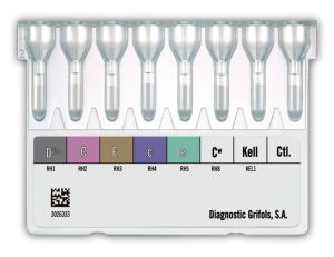 Карты для определения антигенов ситем Rh и KELL DG Gel Rh Pheno+KELL