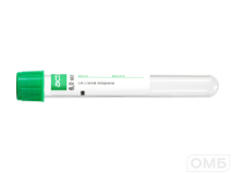 Пробирки вакуумные "Acti-Fine" для забора венозной крови с добавками и без по ТУ 32.50.50-001-00057974-2017, в варианте исполнения: 7. Пробирки вакуумные «Acti-Fine®» для забора венозной крови с литий гепарином: размер 13х100 мм, объем 6.0 мл