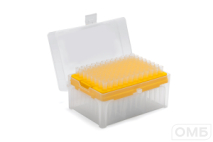 Наконечники одноразовые стерильные для микропипеточных дозаторов, MAXIPENSE (с пониженной адгезией), с фильтром, в штативе объемом 300 мкл, градуированные