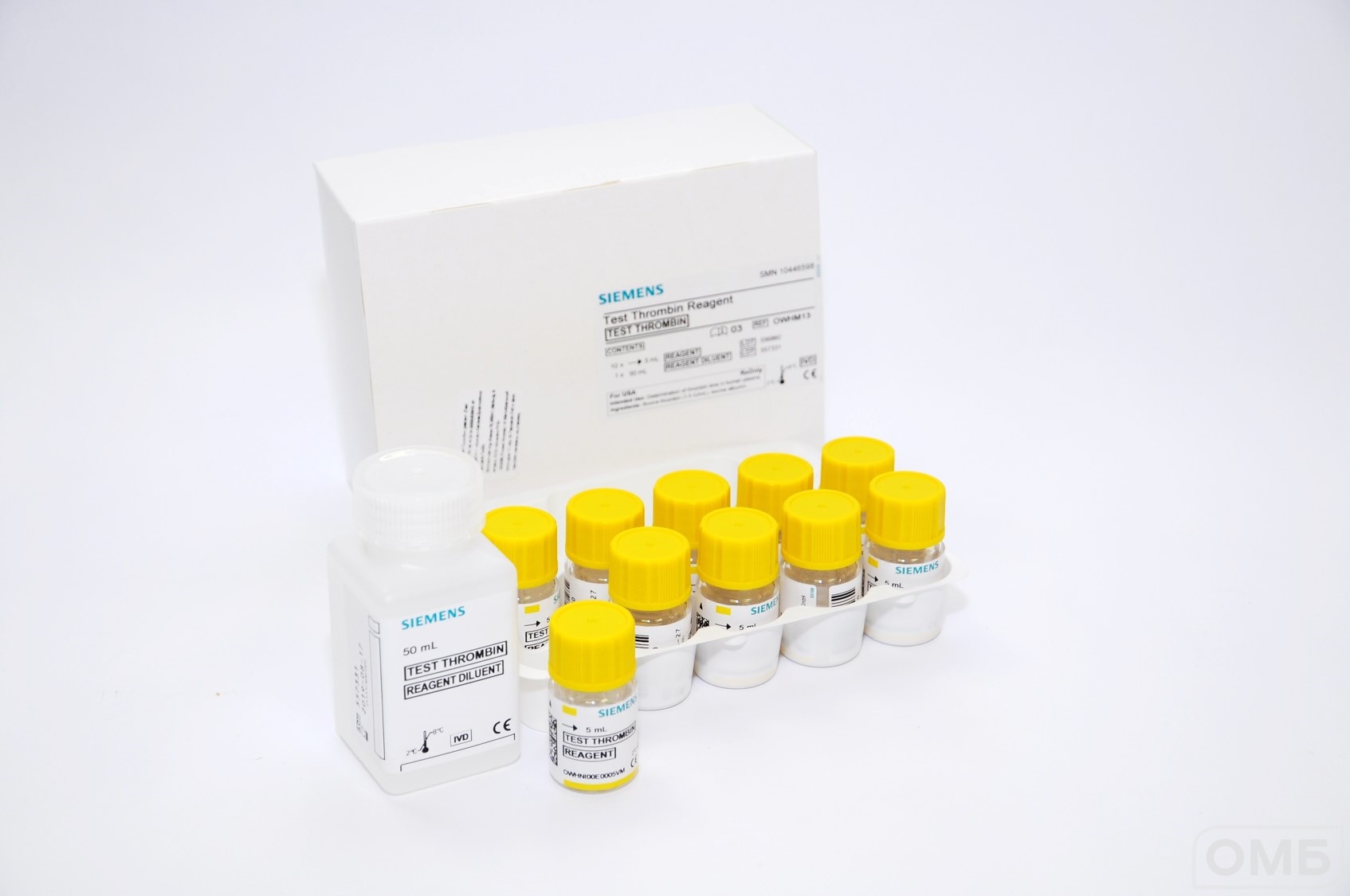 Набор для определения тромбинового времени "Test Thrombin", Siemens (10х5 мл + 1х50 мл) (Siemens