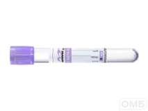 Пробирки вакуумные для взятия крови Improvacuter с ЭДТА К2 (материал колбы: пластик ) (вид 293500): размер: 13*100 мм; объем вакуума: 6 мл