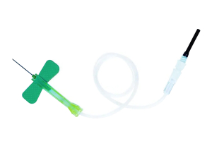 Игла-бабочка с защитным механизмом от укола Improsafe (Blood collection set with safety shield Improsafe), вариант исполнения: 0,8 мм х 19 мм (21G*3/4"), длина трубки 30,5 см