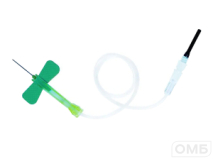 Игла-бабочка с защитным механизмом от укола Improsafe (Blood collection set with safety shield Improsafe), вариант исполнения: 0,8 мм х 19 мм (21G*3/4"), длина трубки 30,5 см